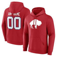 Именная толстовка Buffalo Bills Red Team Authentic Classic Name & Number