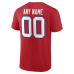 Именная футболка Buffalo Bills Red Team Authentic Classic Name & Number