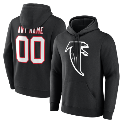 Именная толстовка Atlanta Falcons Black Team Authentic Classic Name & Number