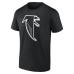 Именная футболка Atlanta Falcons Black Team Authentic Classic Name & Number