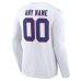 Именная футболка с длинным рукавом Buffalo Bills White Team Authentic Classic Name & Number