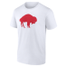 Именная футболка Buffalo Bills White Team Authentic Classic Name & Number
