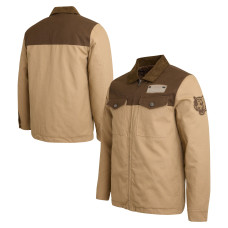 Куртка Cincinnati Bengals Darius Rucker Collection by Fanatics Tan/Brown Full-Zip Canvas