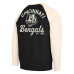 Футболка с длинным рукавом Cincinnati Bengals Darius Rucker Collection by Fanatics Black/Cream Henley