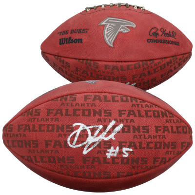 Drake London Atlanta Falcons Autographed Fanatics Authentic Duke Showcase Football