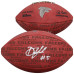 Drake London Atlanta Falcons Autographed Fanatics Authentic Duke Showcase Football