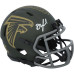 Drake London Atlanta Falcons Autographed Fanatics Authentic Riddell 2025 Salute To Service Speed Mini Helmet