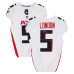 Игровая джерси Drake London Atlanta Falcons Autographed Fanatics Authentic #5 White Nike vs. Carolina Panthers on September 21, 2025 with 'GU 9-21-21 vs. CAR' Inscription