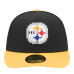 Бейсболка Pittsburgh Steelers New Era Black/Gold Pixel Curved 59FIFTY