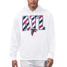 Толстовка Atlanta Falcons Starter White Stars & Stripes Graphic Толстовка Atlanta Falcons Starter White Stars & Stripes Graphic