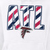 Толстовка Atlanta Falcons Starter White Stars & Stripes Graphic