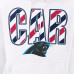 Толстовка Carolina Panthers Starter White Stars & Stripes Graphic