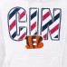Толстовка Cincinnati Bengals Starter White Stars & Stripes Graphic