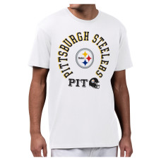 Футболка Pittsburgh Steelers Starter White All-Around Fan Graphic