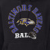 Толстовка Baltimore Ravens Starter Black All-Around Fan Graphic
