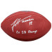 James Harrison Pittsburgh Steelers Autographed Fanatics Authentic Duke Full Color Football with 2x SB Champ' Inscription