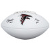 Drake London Atlanta Falcons Autographed Fanatics Authentic Franklin White Panel Football with 'Rise Up' Inscription