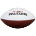 Drake London Atlanta Falcons Autographed Fanatics Authentic Franklin White Panel Football with 'Rise Up' Inscription