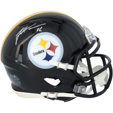 James Harrison Pittsburgh Steelers Autographed Fanatics Authentic Riddell Speed Mini Helmet