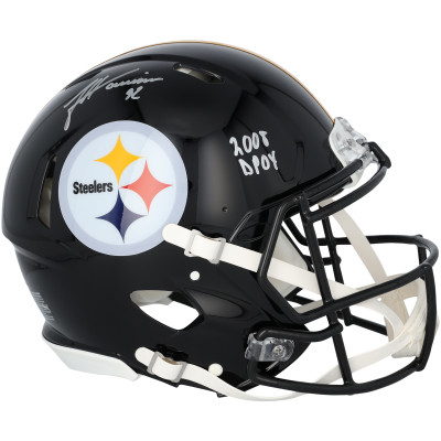 James Harrison Pittsburgh Steelers Autographed Fanatics Authentic Riddell Speed Authentic Helmet with 2008 DPOY' Inscription