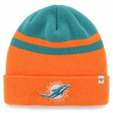 Шапка Miami Dolphins 47 Brand Cedarwood Knit Cuffed - Aqua/Orange