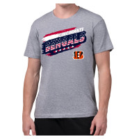 Футболка Cincinnati Bengals Starter Gray Patriotic Paint