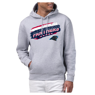 Толстовка Carolina Panthers Starter Gray Patriotic Paint