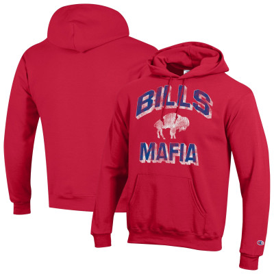 Толстовка Buffalo Bills Champion Red Eco Powerblend