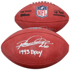 Rod Woodson Pittsburgh Steelers Autographed Fanatics Authentic Duke Full Color Football with 1993 DPOY' Inscription