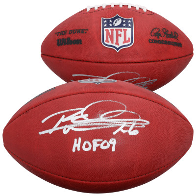 Rod Woodson Pittsburgh Steelers Autographed Fanatics Authentic Duke Full Color Football with 'HOF 09 Inscription
