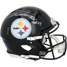 Rod Woodson Pittsburgh Steelers Autographed Fanatics Authentic Riddell Speed Authentic Helmet with 'HOF 09 Inscription Rod Woodson Pittsburgh Steelers Autographed Fanatics Authentic Riddell Speed Authentic Helmet with 'HOF 09 Inscription