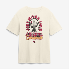 Футболка Arizona Cardinals Jeremiyah Love Cream Hometown Футболка Arizona Cardinals Jeremiyah Love Cream Hometown