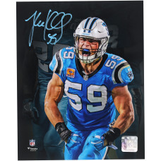 Фото с автографом Luke Kuechly Carolina Panthers Fanatics Authentic 8 x 10 Celebration Scream Spotlight Фото с автографом Luke Kuechly Carolina Panthers Fanatics Authentic 8 x 10 Celebration Scream Spotlight
