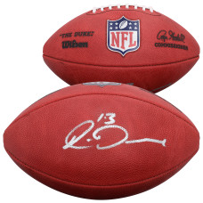 Rico Dowdle Pittsburgh Steelers Autographed Fanatics Authentic Duke Full Color Football