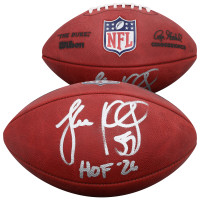 Luke Kuechly Carolina Panthers Autographed Fanatics Authentic Duke Full Color Football with 'HOF 26 Inscription