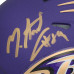 Mark Andrews Baltimore Ravens Autographed Fanatics Authentic Riddell 2026 Purple Alternate Speed Mini Helmet
