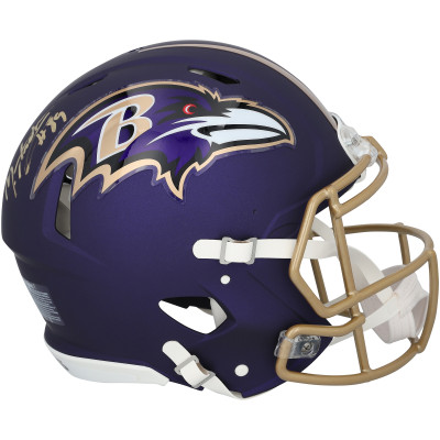 Mark Andrews Baltimore Ravens Autographed Fanatics Authentic Riddell 2026 Purple Alternate Speed Authentic Helmet