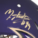 Mark Andrews Baltimore Ravens Autographed Fanatics Authentic Riddell 2026 Purple Alternate Speed Authentic Helmet