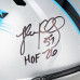 Luke Kuechly Carolina Panthers Autographed Fanatics Authentic Riddell Speed Replica Helmet with 'HOF 26 Inscription