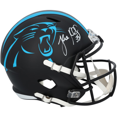 Luke Kuechly Carolina Panthers Autographed Fanatics Authentic Riddell 2022 Alternate Speed Replica Helmet