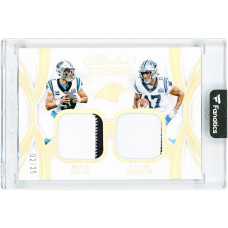 Карточка Bryce Young & Xavier Legette Carolina Panthers 2025 Panini Flawless Dual Diamond Relics #DDM-CAR #2/25 Карточка Bryce Young & Xavier Legette Carolina Panthers 2025 Panini Flawless Dual Diamond Relics #DDM-CAR #2/25