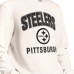 Свитшот Pittsburgh Steelers MSX by Michael Strahan Cream Finish Line