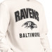Свитшот Baltimore Ravens MSX by Michael Strahan Cream Finish Line