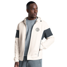 Толстовка Pittsburgh Steelers MSX by Michael Strahan Cream Competition Full Zip