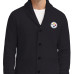 Кардиган Pittsburgh Steelers Starter Black Shawl Collar Heavy Knit