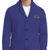 Baltimore Ravens Starter Purple Shawl Collar Heavy Knit Cardigan Sweater