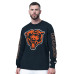 Футболка Chicago Bears Starter Navy Clutch Hit II Long-Sleeve Футболка Chicago Bears Starter Navy Clutch Hit II Long-Sleeve