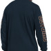Футболка Chicago Bears Starter Navy Clutch Hit II Long-Sleeve