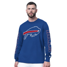 Футболка Buffalo Bills Starter Royal Clutch Hit II Long-Sleeve
