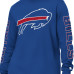 Футболка Buffalo Bills Starter Royal Clutch Hit II Long-Sleeve